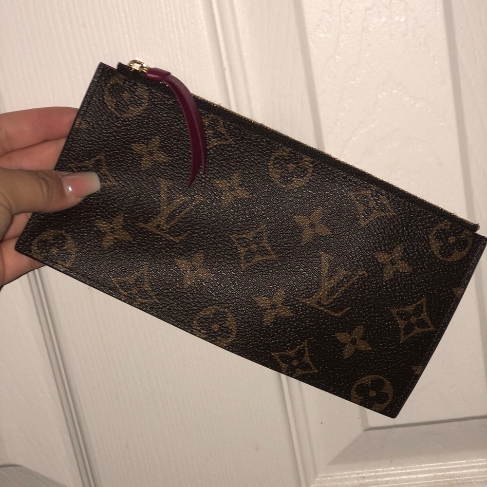 Monogram canvas wallet